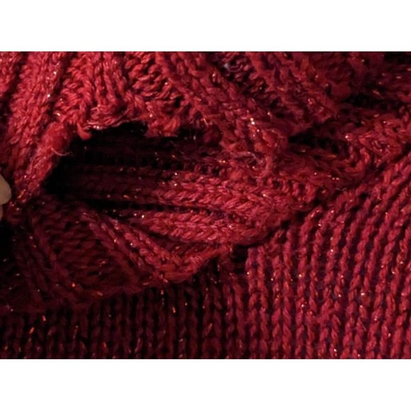 Epic Threads Red Sparkle Sweater Dress - Picture 5 of 9